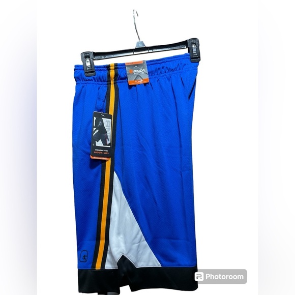 And1 Men’s Vital Blue Active Side Strips Basketball Shorts, Small - Picture 1 of 6